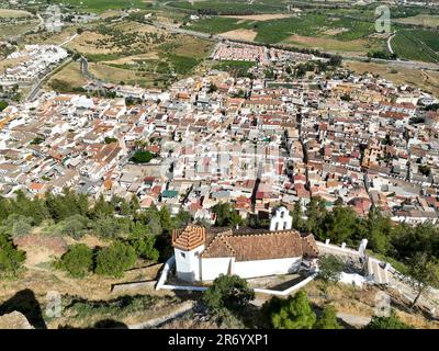Vue sur la municipalité de Cartama dans la province de Malaga, Espagne Banque D'Images