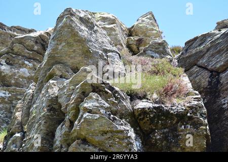 Merveilles de la nature formées en roche Banque D'Images