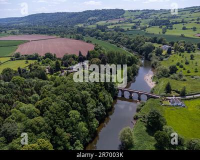 Pont Bredwardine, Herefordshire Banque D'Images