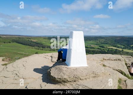 Roseberry Topping North Yorkshire Moors Banque D'Images