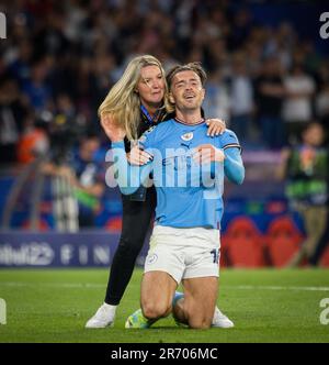 Istanbul, Turquie. 10th juin 2023. Schlussjubel: Jack Grealish (ville) Manchester City - Inter Mailand UEFA Champions League final 10.06.2023 Copyright Banque D'Images