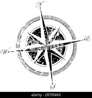 boussole, cette illustration peut être utile comme travail de concepteur Illustration de Vecteur