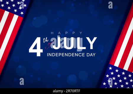 4th du jour de l'indépendance de juillet contexte. Banque D'Images