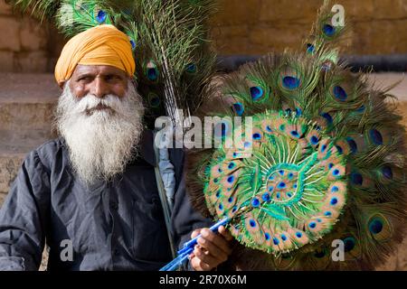 Homme âgé. Jaisalmer. Rajasthan. Inde homme âgé. Jaisalmer. Rajasthan. Inde Banque D'Images