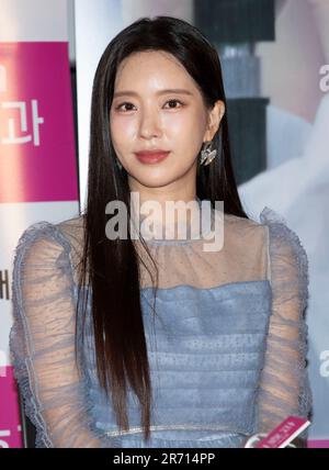 Séoul, Corée du Sud. 9th juin 2023. L'actrice sud-coréenne Song min-kyung, photocall pour le film "l'effet papillon" conférence de presse à Séoul, Corée du Sud sur 9 juin 2023. Le film s'ouvre sur 22 juin. (Photo de Lee Young-ho/Sipa USA) crédit: SIPA USA/Alay Live News Banque D'Images