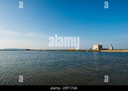 Riserva naturel integrale salin di trapani e paceco. sicile Banque D'Images