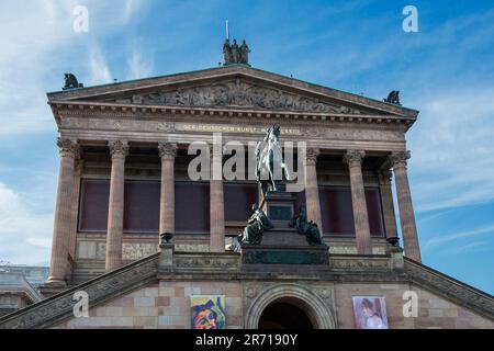 Allemagne. Berlin. Museumsinsel. Alte Nationalgalerie Banque D'Images