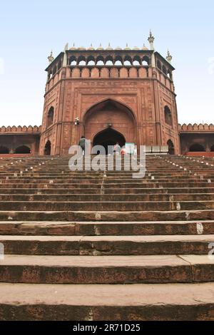 L'Inde, New Delhi, Jama Masjid mosque Banque D'Images