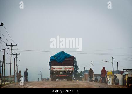 Sur la route, autour de l'awasa, Ethiopie Banque D'Images