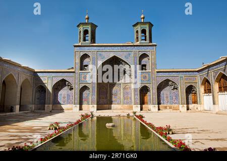 L'Asie, l'Iran, Shiraz, mosquée Nasir Ol Molk Banque D'Images