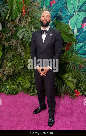 New York, États-Unis. 11th juin 2023. NEW YORK, NEW YORK - JUIN 11 : Common assiste aux Tony Awards annuels 76th au United Palace Theatre de 11 juin 2023 à New York. Crédit : Ron Adar/Alay Live News Banque D'Images