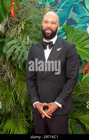 New York, États-Unis. 11th juin 2023. NEW YORK, NEW YORK - JUIN 11 : Common assiste aux Tony Awards annuels 76th au United Palace Theatre de 11 juin 2023 à New York. Crédit : Ron Adar/Alay Live News Banque D'Images