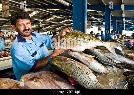 Marché du poisson. deira. dubaï. émirats arabes unis Banque D'Images