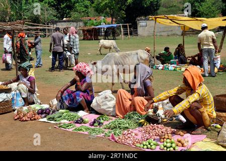 Inde. Orissa. Puri. Village d'Onkadelli. la vie quotidienne Banque D'Images