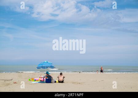 Albanie. Divjake. la plage Banque D'Images