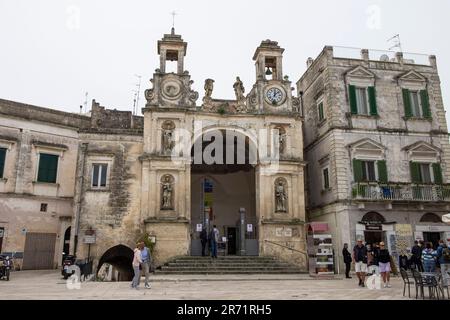 Italie. Matera. Palais Sedile Banque D'Images