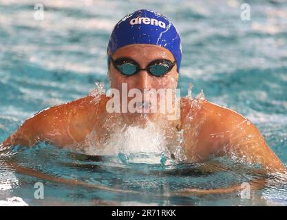 Rennes, France. 12th juin 2023. Charlotte Bonnet, chaleur 200 M brasse pendant les Championnats de natation d'élite française sur 12 juin 2023 à Rennes, France - photo Laurent Lairys/DPPI crédit: DPPI Media/Alamy Live News Banque D'Images