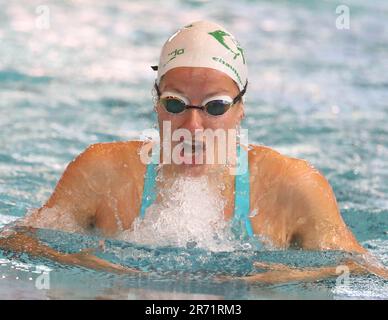 Rennes, France. 12th juin 2023. Adèle Blanchetière, chaleur 200 M coup de sein pendant les Championnats de natation d'élite française sur 12 juin 2023 à Rennes, France - photo Laurent Lairys/DPPI crédit: DPPI Media/Alamy Live News Banque D'Images