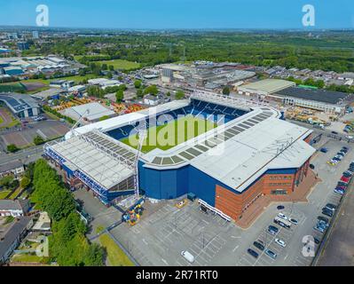 Birmingham, Royaume-Uni. Stade Hawthorns, club de football West Bromwich Albion, image aérienne. 26th mai 2023. Banque D'Images