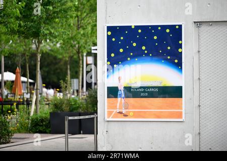 Paris, France. 11th juin 2023. Illustration lors de la finale de l'Open de France, tournoi de tennis Grand Chelem sur 11 juin 2023 au stade Roland Garros à Paris, France. Crédit : Victor Joly/Alamy Live News Banque D'Images