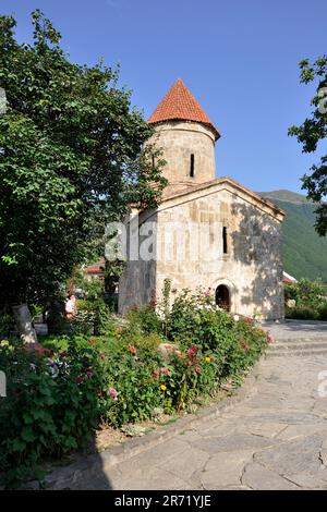 Azerbaïdjan. Kish. église locale Banque D'Images