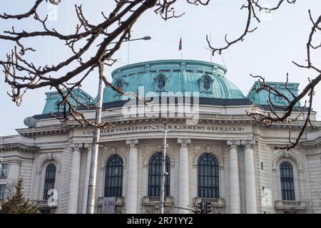Bulgarie. Sofia. Université St. Kliment Ohridski Banque D'Images