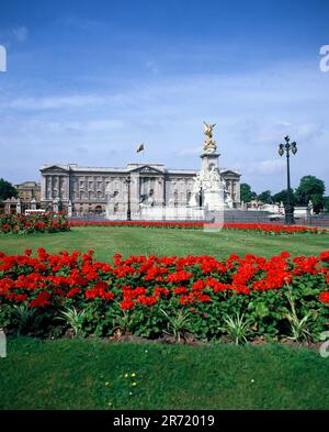 United Kingdom. L'Angleterre. Londres. Le palais de Buckingham. Banque D'Images