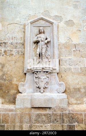 Italie. Matera. Madonna della Bruna et l'église Sant'Eustache Banque D'Images