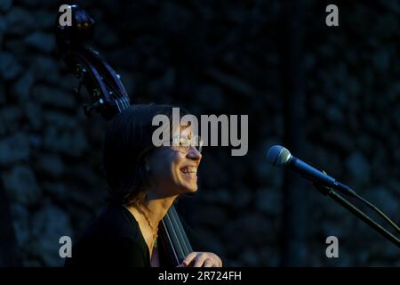 Aina Tramullas. 'Per poder-te cantar', Oratori de Sant Blai, Campos, Majorque, Iles Baléares, Espagne Banque D'Images