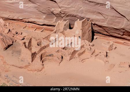 Antilope House. Photographie d'une ruine au monument national du Canyon de Chelly, Chinle, Arizona, États-Unis. Banque D'Images