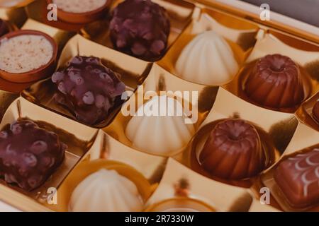 variété de bonbons au chocolat Banque D'Images