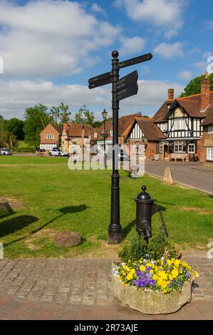 Le Village Green à Chalfont St Giles, Buckinghamshire, Angleterre Banque D'Images