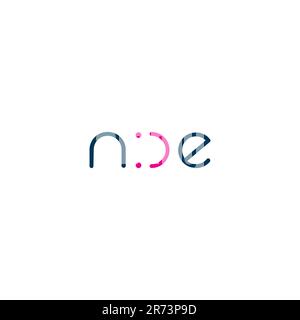 Joli logo avec Smile Design. Icône sourire Illustration de Vecteur