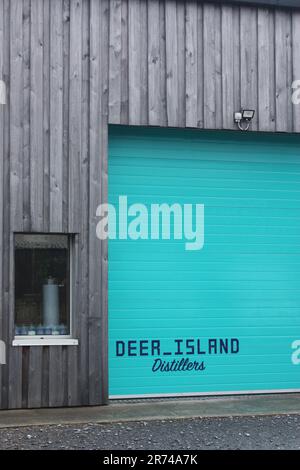 La distillerie de rhum de Deer Island à Craighouse, sur l'île du Jura, Argyll et Bute, en Écosse Banque D'Images