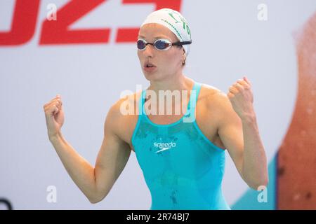 Rennes, France. 12th juin 2023. Adele Blanchetiere participe aux Championnats nationaux de natation français 2023 à Rennes, France sur 12 juin 2023. Photo d'Aurore Marechal/ABACAPRESS.COM crédit: Abaca Press/Alay Live News Banque D'Images