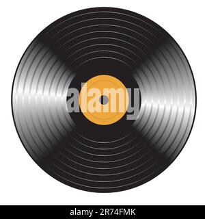 Retro vinyl record. Vector illustration Illustration de Vecteur