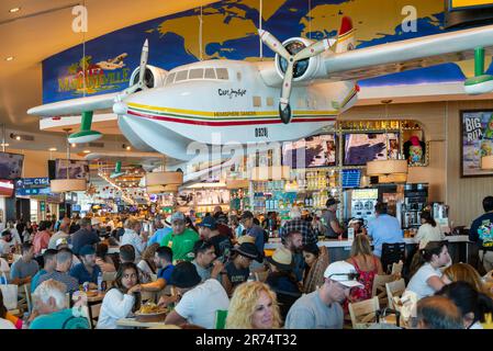 Restaurant Air Margaritaville à l'intérieur de l'aéroport de Cancun, Mexique Banque D'Images