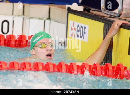 Rennes, France. 12th juin 2023. Leon Marchand, gagnant 200 M freestyle lors des Championnats de natation de l'élite française sur 12 juin 2023 à Rennes, France - photo Laurent Lairys/DPPI crédit: DPPI Media/Alamy Live News Banque D'Images