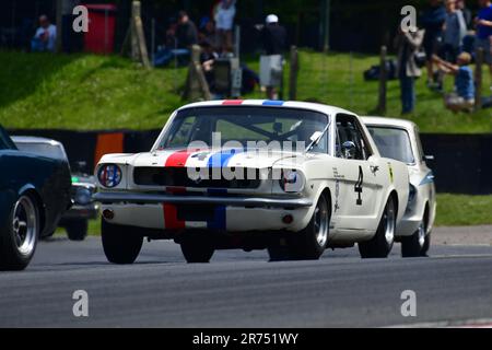 David Coyne, Mark Wright, Ford Mustang, Masters Pre-66 Touring Cars, une course de 60 minutes avec l'option d'un second pilote, pour les voitures de tourisme avant 1966, s Banque D'Images