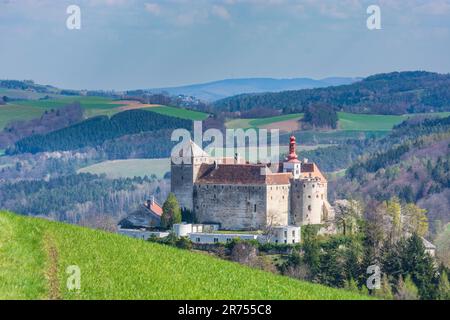 Krumbach, Château de Krumbach, zone Bucklige Welt à Wiener Alpen / Alpes de Vienne, Basse-Autriche, Autriche Banque D'Images