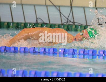 Rennes, France. 11th juin 2023. Leon Marchand des DAUPHINS TOULOUSE OEC 200 M NL pendant les Championnats de natation de l'élite française sur 11 juin 2023 à Rennes, France. Photo de Laurent Lairys/ABACAPRESS.COM crédit: Abaca Press/Alay Live News Banque D'Images