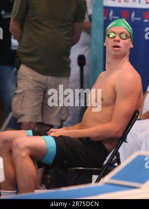 Rennes, France. 11th juin 2023. Leon Marchand des DAUPHINS TOULOUSE OEC 200 M NL pendant les Championnats de natation de l'élite française sur 11 juin 2023 à Rennes, France. Photo de Laurent Lairys/ABACAPRESS.COM crédit: Abaca Press/Alay Live News Banque D'Images