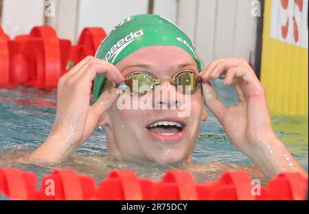 Rennes, France. 11th juin 2023. Leon Marchand des DAUPHINS TOULOUSE OEC 200 M NL pendant les Championnats de natation de l'élite française sur 11 juin 2023 à Rennes, France. Photo de Laurent Lairys/ABACAPRESS.COM crédit: Abaca Press/Alay Live News Banque D'Images