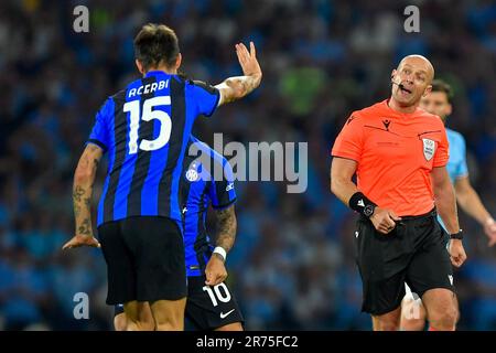 Istanbul, Turquie. 10th, juin 2023. Arbitre Szymon Marciniak vu lors de la finale de la Ligue des champions de l'UEFA entre Manchester City et Inter au stade Atatürk d'Istanbul. (Crédit photo: Gonzales photo - Tommaso Fimiano). Banque D'Images