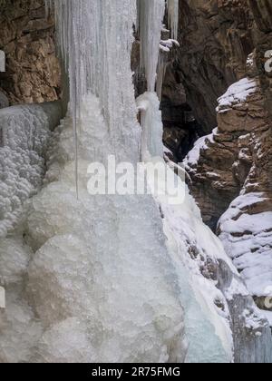 Hiver dans le Breitachklamm, Oberstdorf Banque D'Images