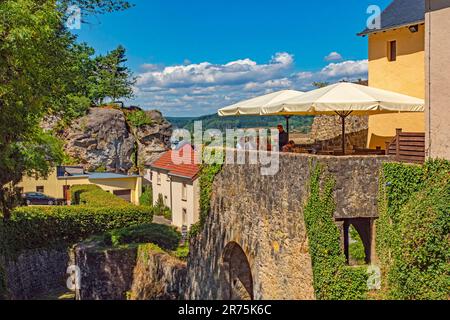 Château de Bourglinger, Junglinger, Grand-Duché de Luxembourg Canton de Grevenmacher, Benelux, pays du Benelux, Luxembourg Banque D'Images