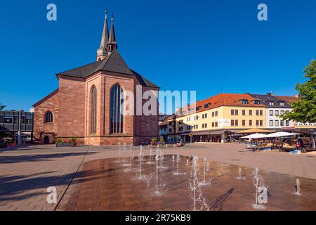 Eglise Alexander à Alexanderplatz, Zweibrücken, Palatinat-Ouest, Rhénanie-Palatinat, Allemagne Banque D'Images