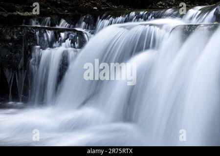 Cascades du Hérisson, Jura, Bourgogne-Franche-Comté, France Banque D'Images