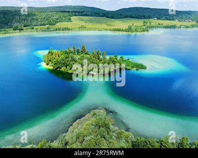 Lac d'Ilay, Jura, Bourgogne-Franche-Comté, France Banque D'Images