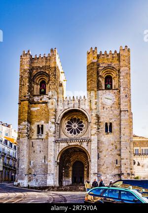 Portugal, Lisbonne, Lisbonne, Catedral Sé Patriarcal Banque D'Images